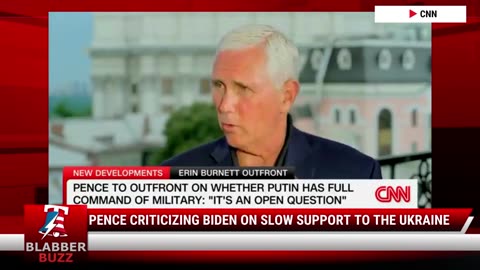 Pence Criticizing Biden On Slow Support To The Ukraine