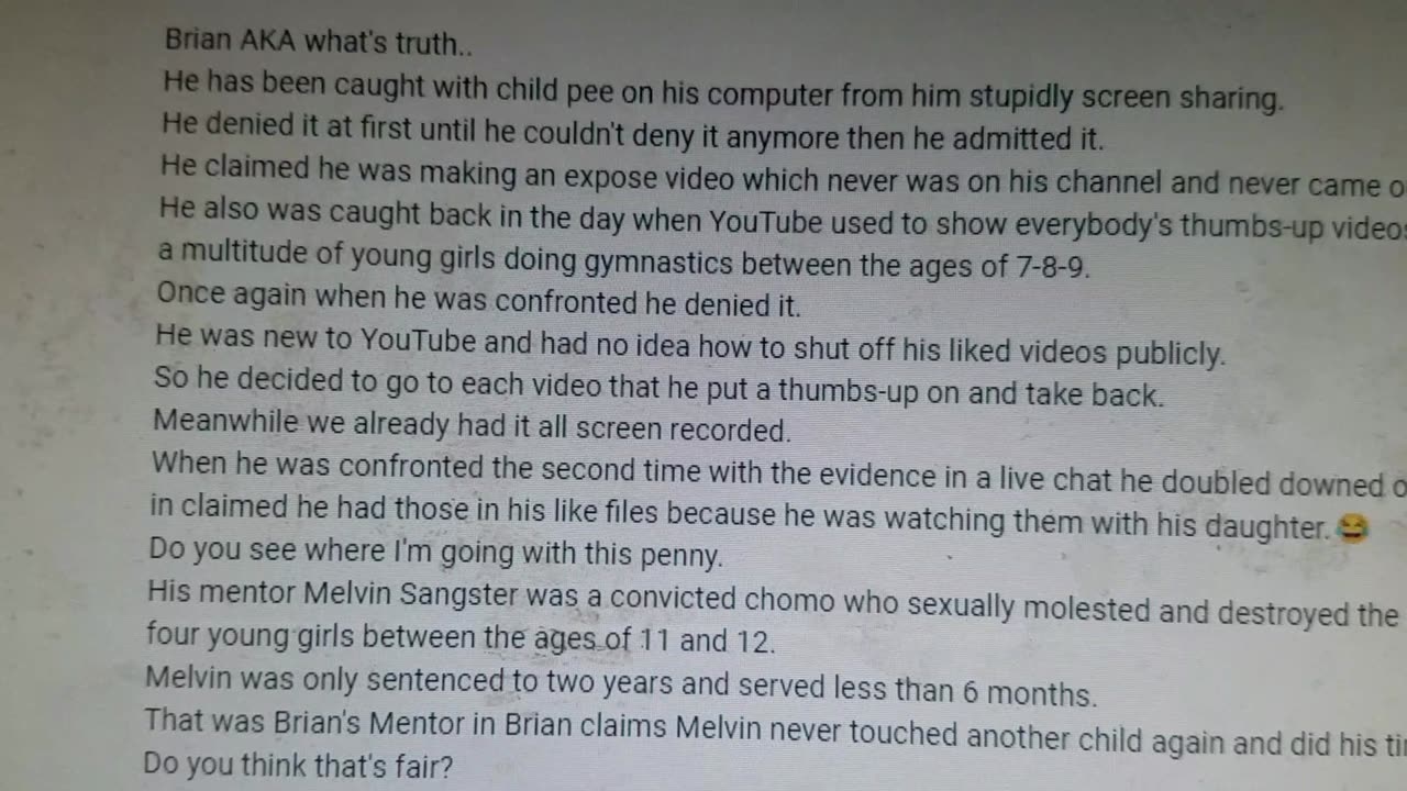 Glen Butler keeps on Lying to Deflect and Impress his Master PDF