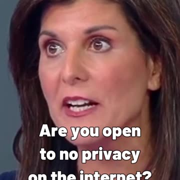 Nikki Haley - "Every person on social media should be verified"