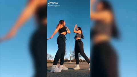 cute chick, pretty girls dancing , big one showoff, #tiktokchallenge