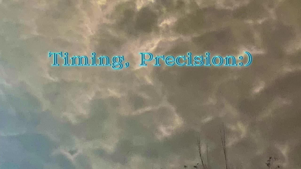 The Art Of Timing and Precision.