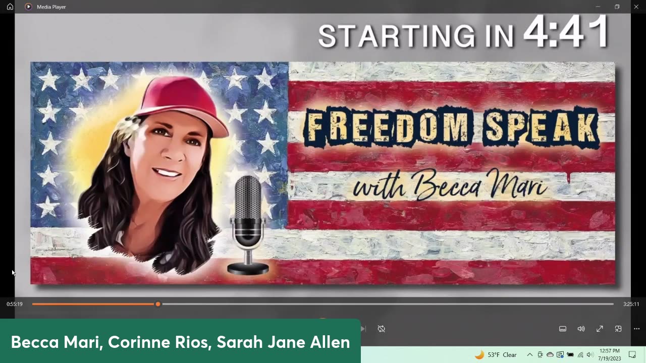 Freedom Speak with Becca Mari SPECIAL EDITION! 7/19/23