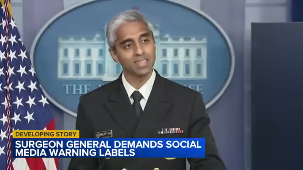 Surgeon general calls for health warnings on social media ABC News
