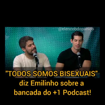 "Todos somos bisexuais" afirma filho de Emílio Surita na Jovem Pan
