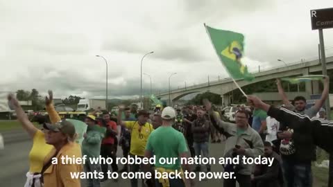 Truck Drivers Block Roads In Brazil A