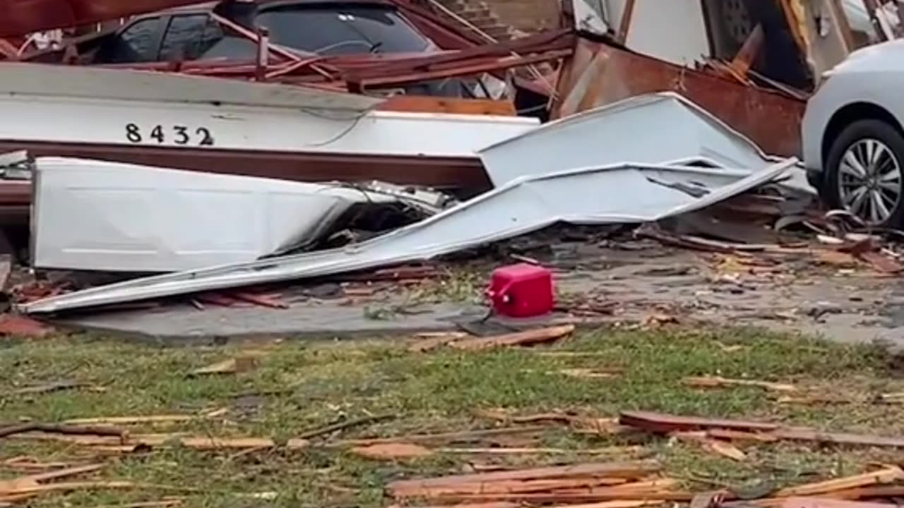 Oklahoma Tornadoes in the Night, No Warning- None of this is Natural