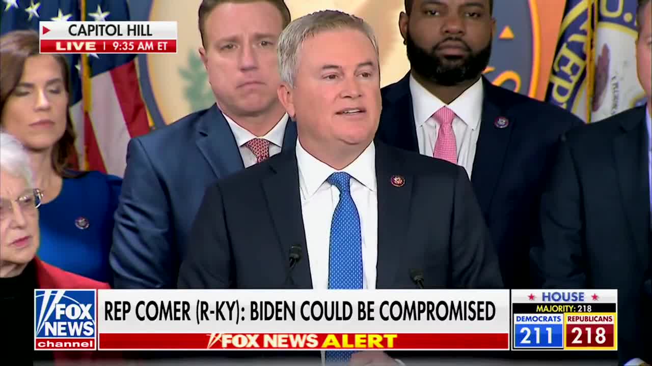 Rep. James Comer announces an investigation into President Biden's business dealings