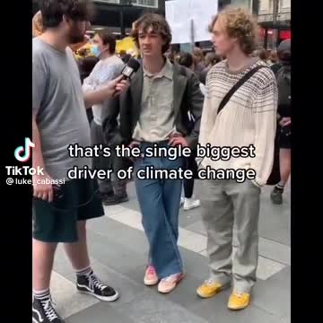 They want to ban farming because they think it's driving climate change