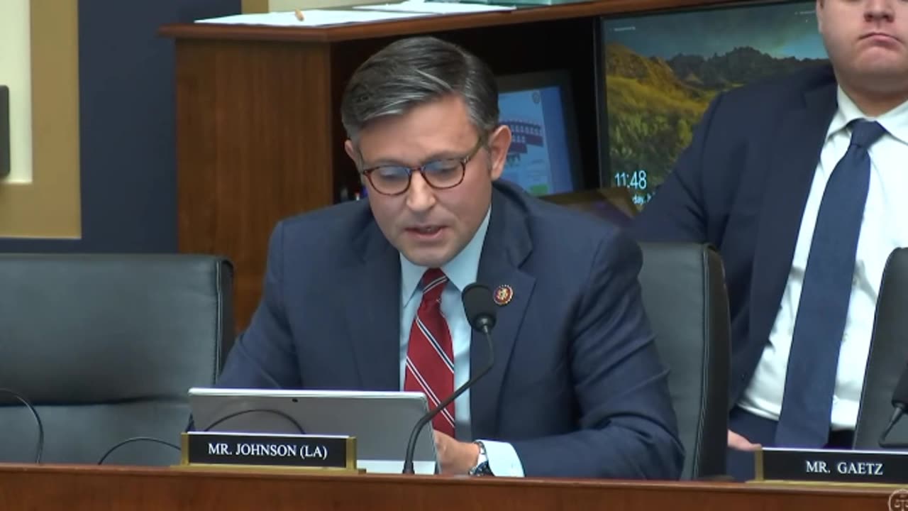 Mr Johnson - Hearing on the Weaponization of the Federal Government