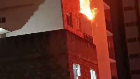 Incendio en el barrio Sotomayor