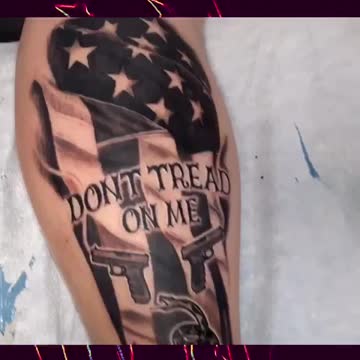 🇺🇸 🐍 Don’t Tread On Me Tattoo🐍 🇺🇸