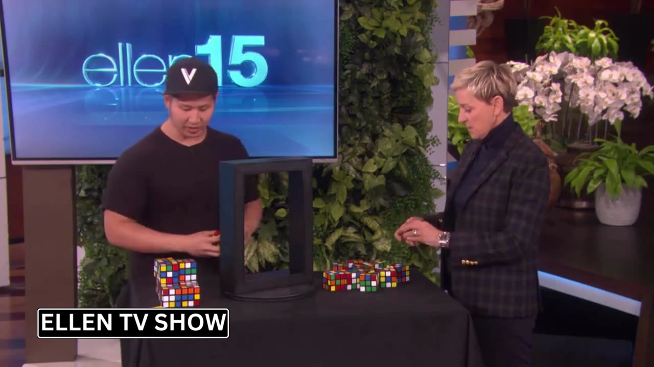 This magician is out of this world. I can’t even get a new Rubik’s Cube out of the packaging.