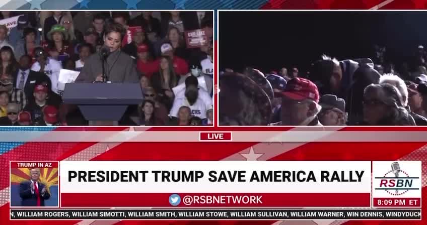 Trump Rally in Arizona: Kari Lake has the crowd fired up 🔥