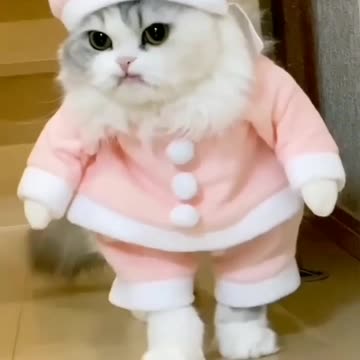 Cute baby Santa 🎅 cat