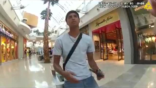 Man At Mall OPENLY Drinking And Talking To Minors PULLS GUN