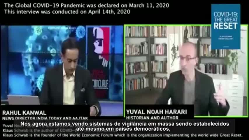 Yuval Noah Harari fala sobre os planos para o fururo