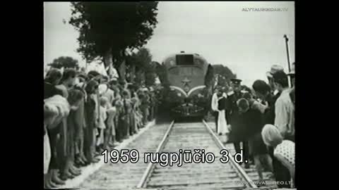 🔥 ​‼📢Alytus-Šeštokai geležinkelio atidarymas 1959m 🔥 ​‼📢