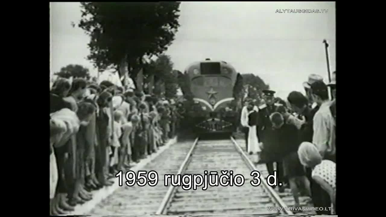 🔥 ​‼📢Alytus-Šeštokai geležinkelio atidarymas 1959m 🔥 ​‼📢
