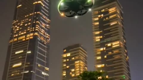 Drone UFO Test in China