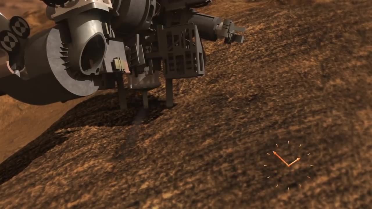 Mars Science Laboratory Curiosity Rover Animation