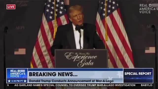 Trump Full Live Response To Garland Special Counsel Witch Hunt
