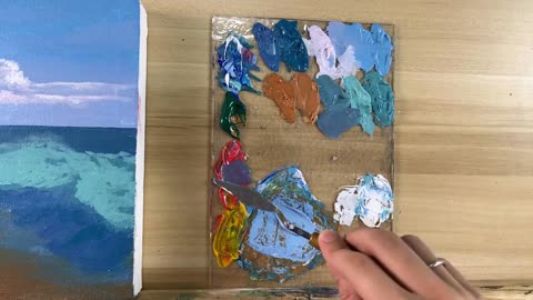 How to Paint Waves / Acrylic Painting / Correa Art