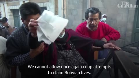 Bolivia’s president sees off attempted coup after urging citizens to take to streets