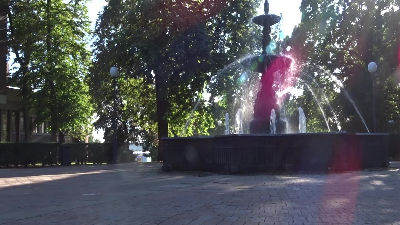 Fontänen i Stadsparken, Helsingborg 16 Aug. 2017
