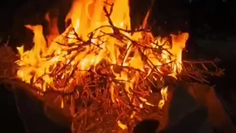 A setting Fire