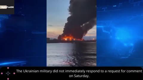 A Sevastopol oil station was targeted by a drone strike