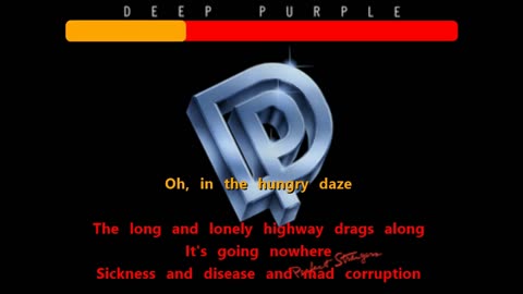 Deep Purple - Hungry Daze {throw the naked karaoke}