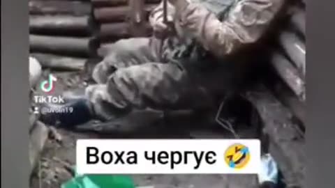 Special Needs Person abused by Ukranian Soldiers after being sent to front by Zelensky