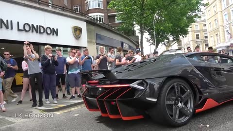 Lamborghini Centenario $2.5Million CHAOS in London