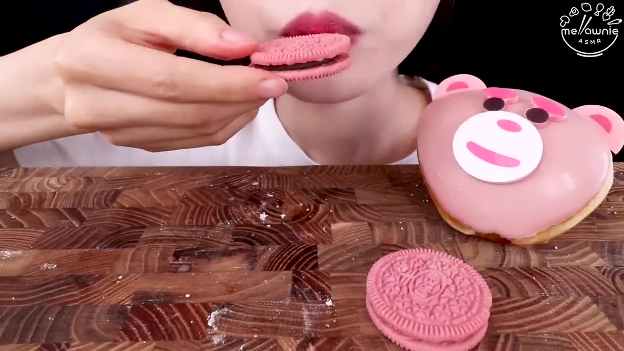 ASMR MUKBANK*****PINK DESSERT PARTY*****