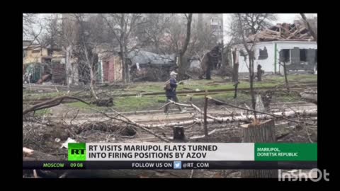 Ukrain Azov Nazis Using Residential Homes As Bases Forcing The Residents To Hide In The Basements! #HumanShields