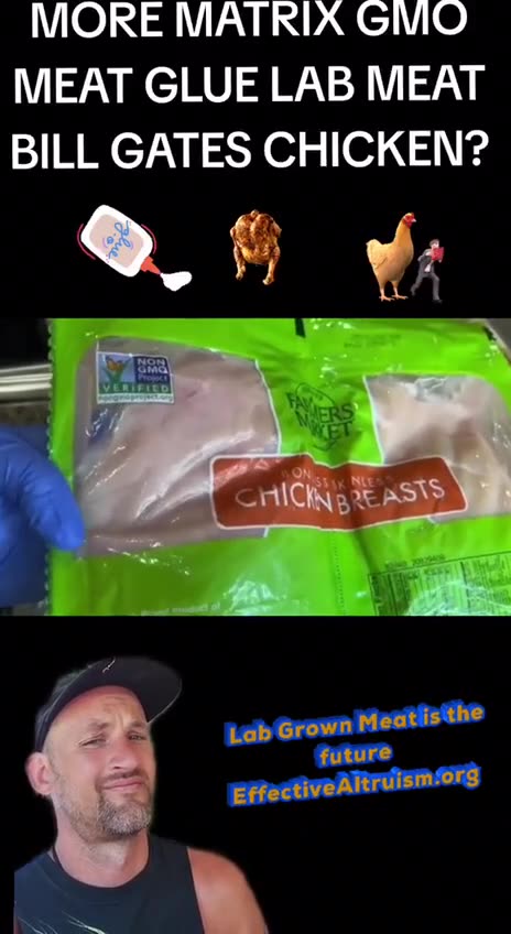 Lab-Made Chicken Doesn't Say On The Package - They're LYING