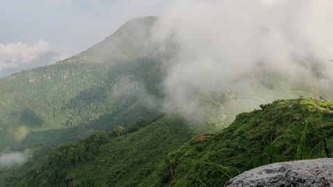 How nice it feels to turn into a mountain