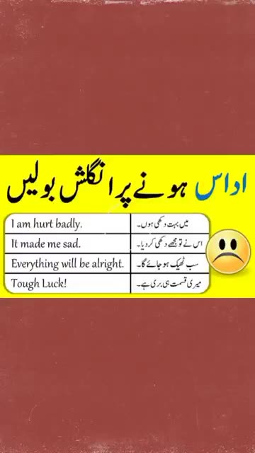 English To Urdu Sentences #englishtourdu #youtubeshorts #ytshort #englishshortsentences