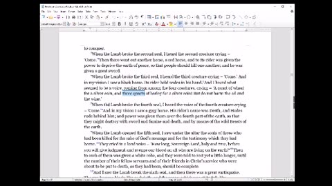 Lesson and Prep concerning the 3rd Horseman