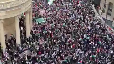 🇬🇧 A Londra quattro gatti sono scesi in piazza a sostegno della Palestina