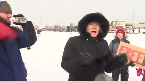 Gina giving global news heck