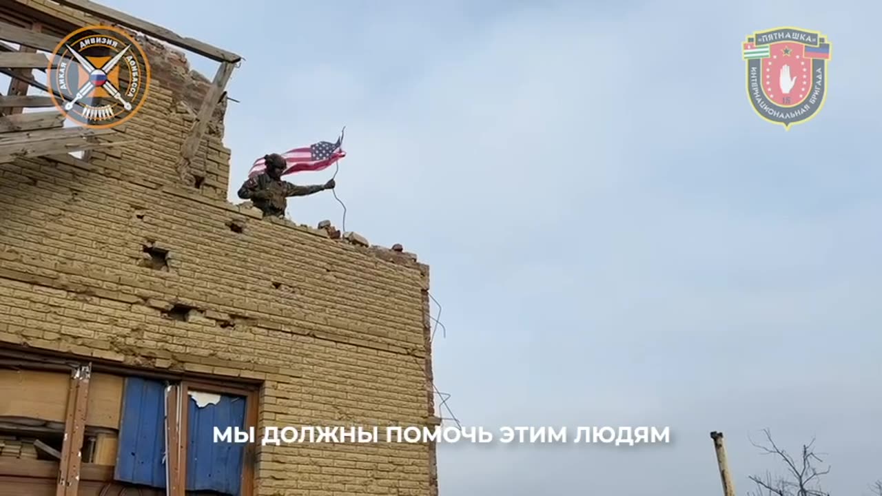 An American fighting for Donbass on the side of Russia in Avdeevka.