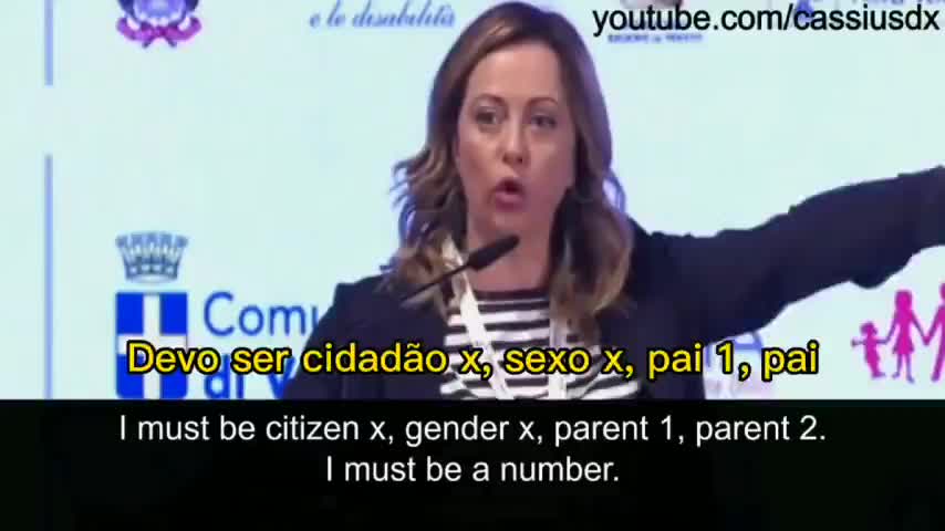 Giorgia Meloni. The newly elected Prime Minister of Italy.