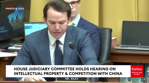 Kevin Kiley Claims A 'Decline In Capacity In The US To Keep Pace' With Chinese Innovation And Tech