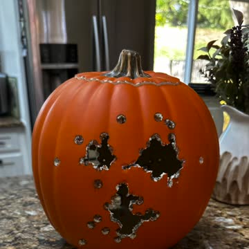 Pumpkin Carving w/ Guns Part 2