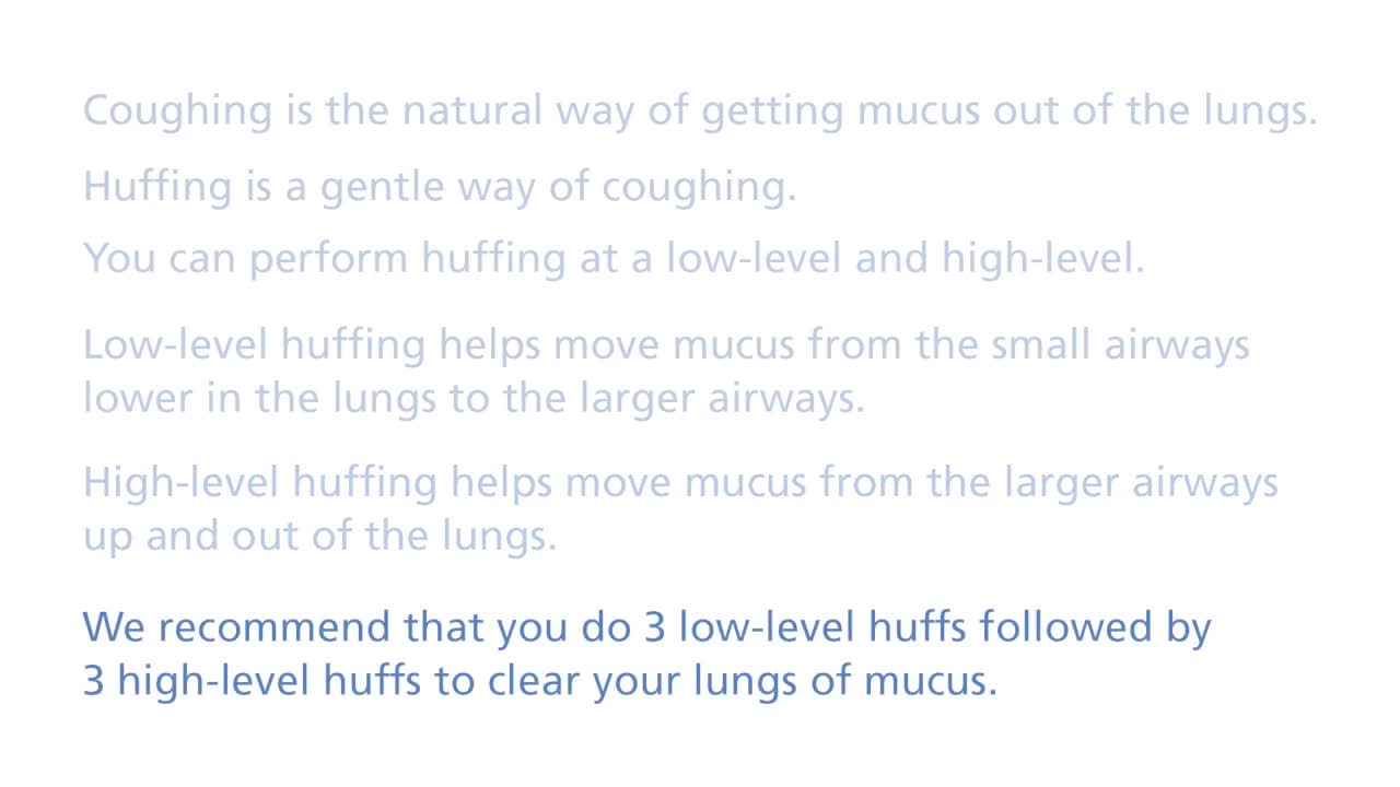Huff Cough A How To Guide