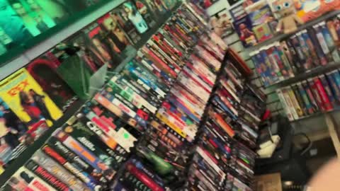 hacking movies at the video store _)
