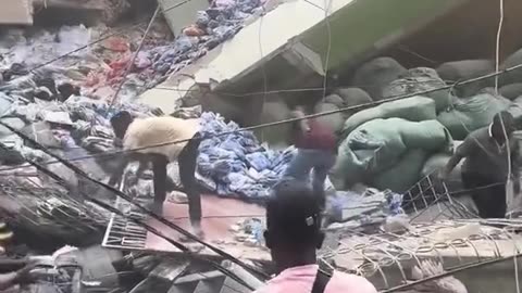 FALL OF APARTMENT BUILDING IN TANZANIA