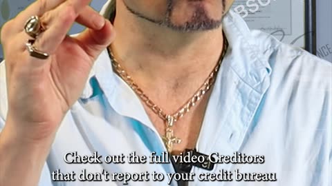 Creditors that don't report to your bureau