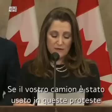 vice e ministro delle finanze Chrystia Freeland